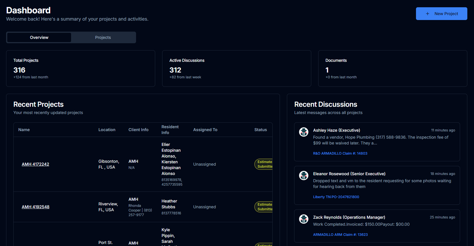 Property Preservation Tracking System
